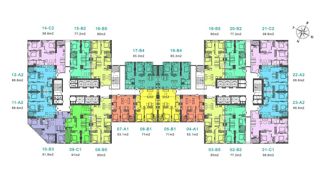 Thiết kế mặt bằng căn hộ dự án chung cư Eurowindow River Park